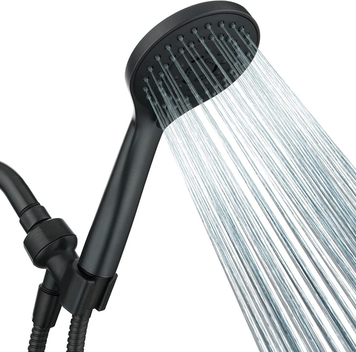 High Pressure 5-Spray Handheld Shower Head Kit, Hose and Wall Bracket